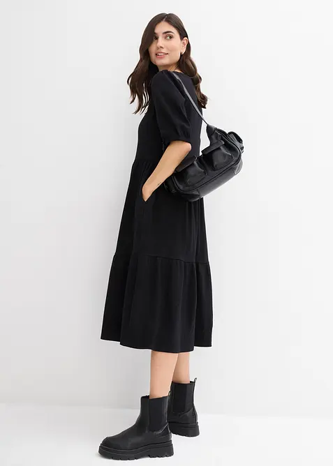 Abito in maglina di puro cotone, bonprix