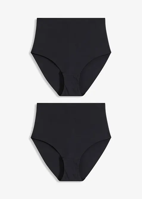 Slip senza cuciture con effetto modellante leggero (pacco da 2), bonprix