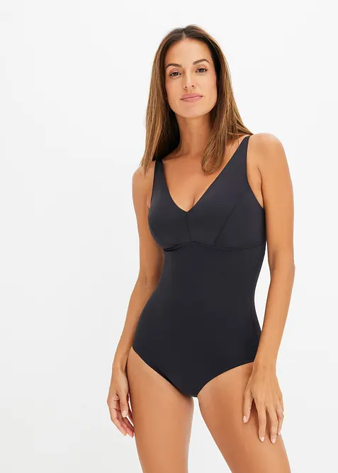 Body senza ferretto e senza cuciture con effetto modellante medio, bonprix