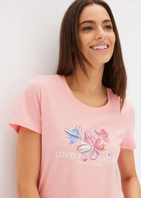 Pigiama estivo con shorts, bonprix