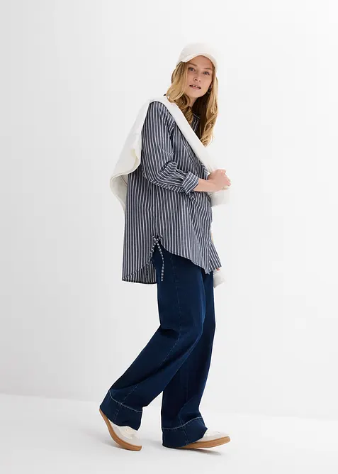 Camicia lunga in puro cotone, bonprix
