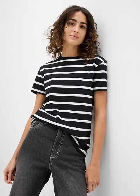 T-shirt in puro cotone biologico (pacco da 2), bonprix