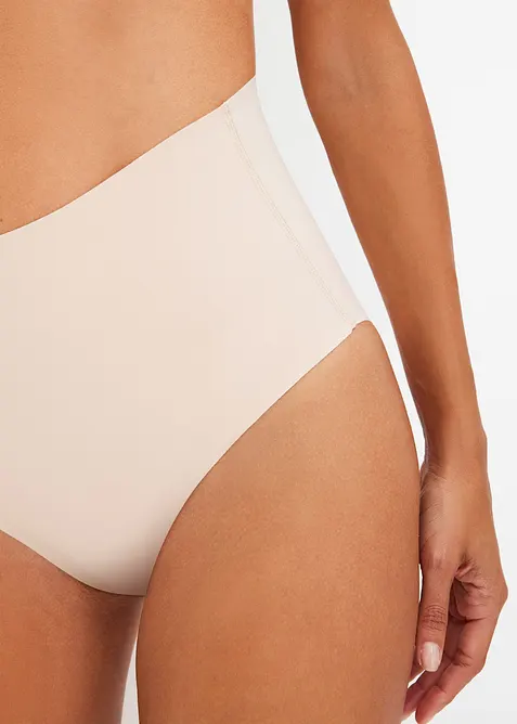 Slip senza cuciture con effetto modellante leggero (pacco da 2), bonprix