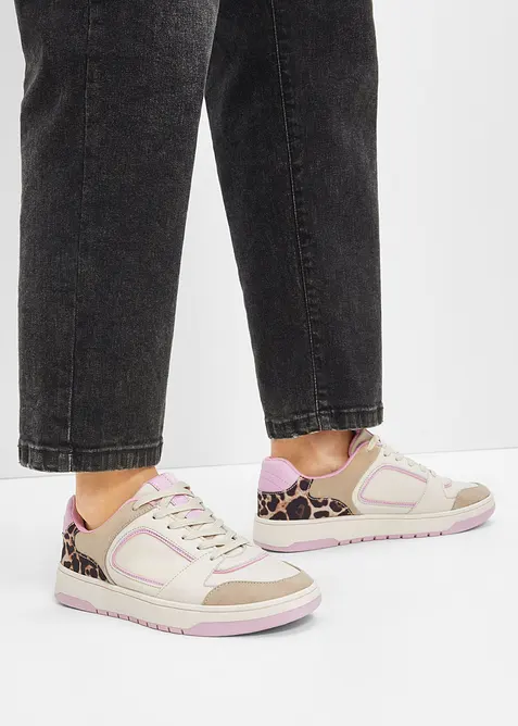 Sneaker con dettaglio animalier, bonprix