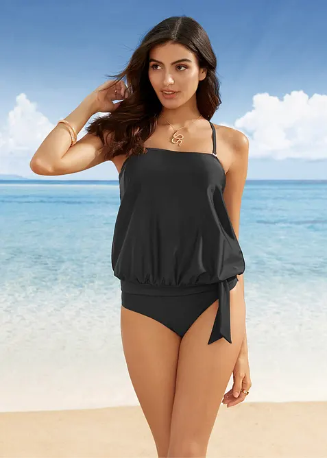 Tankini oversize con spalline staccabili (set 2 pezzi), bonprix