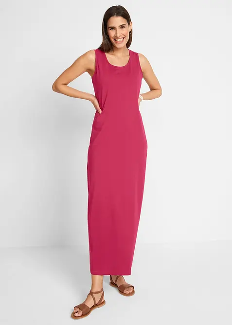 Abito lungo in puro cotone (pacco da 2), bonprix