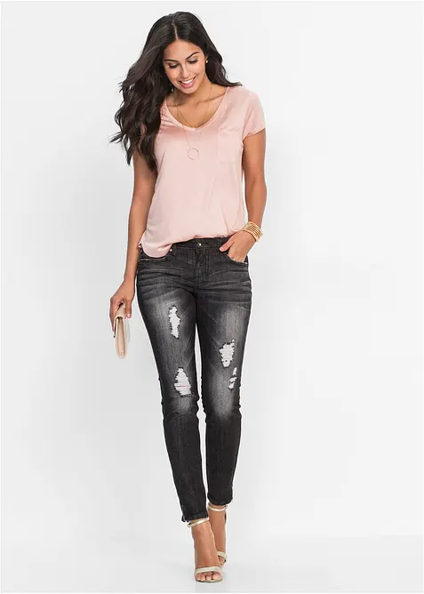 T-shirt in morbida viscosa, bonprix