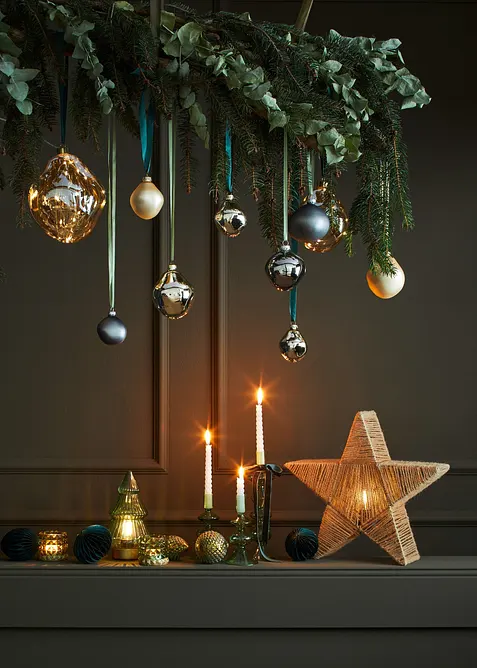 Palline di Natale di forma organica (pacco da 3), bonprix