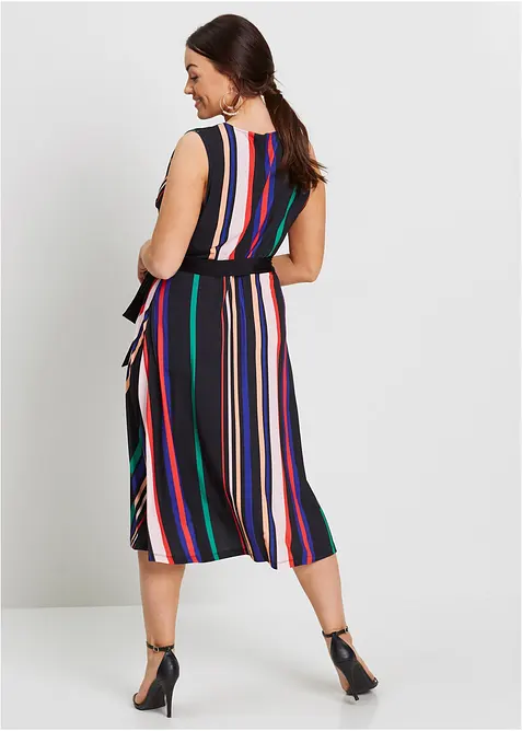 Abito in maglina con cintura da annodare, bonprix