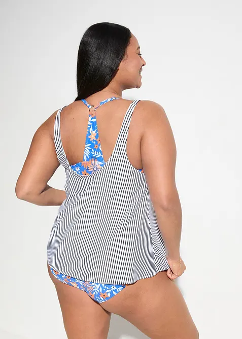 Tankini completo e reggiseno extra (set 3 pezzi), bonprix