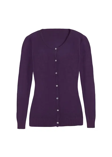 Cardigan in filato fine, bonprix