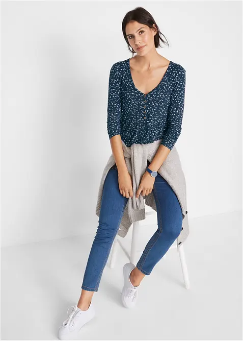 Maglia in jersey misto viscosa, bonprix