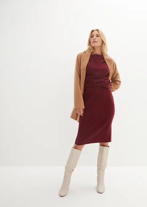 Gonna in maglia di misto viscosa morbido, bonprix