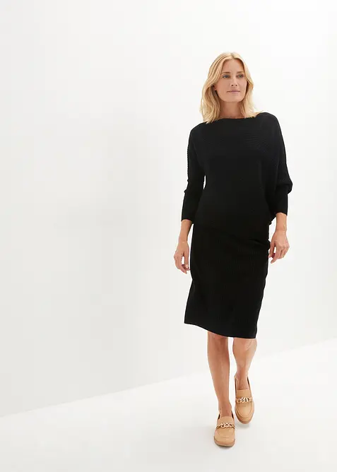 Gonna in maglia di misto viscosa morbido, bonprix