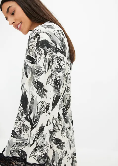 Vestaglia kimono in misto viscosa morbido, bonprix