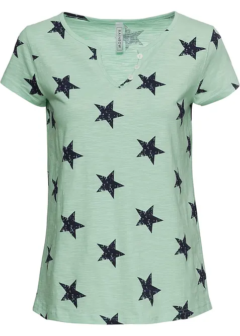 Maglia con stelle in puro cotone, bonprix