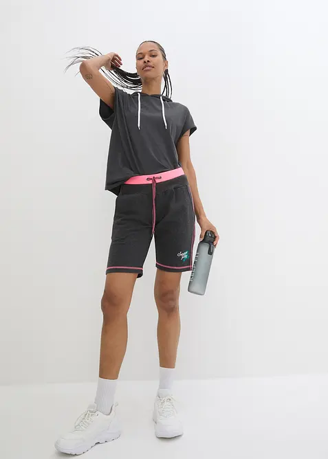 Bermuda in felpa di misto cotone, bonprix