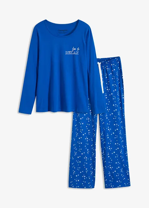Pigiama in puro cotone, bonprix