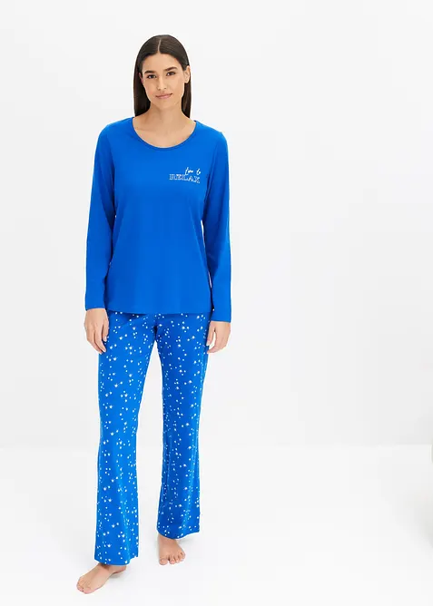 Pigiama in puro cotone, bonprix