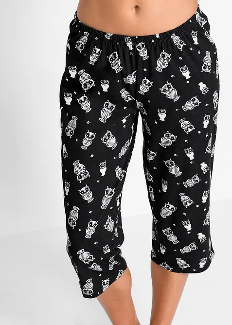 Pigiama a pinocchietto a maniche corte, bonprix