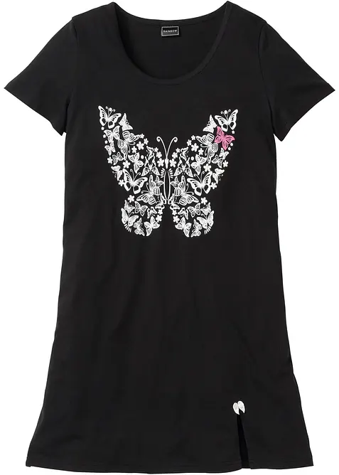 Camicia da notte corta in cotone biologico, bonprix