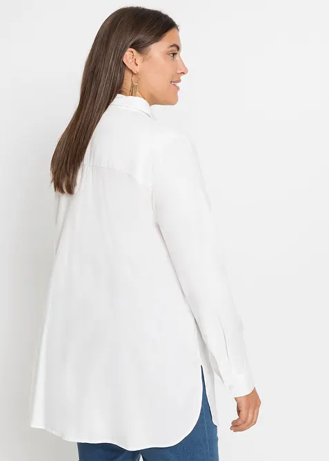 Camicetta lunga in pura viscosa, bonprix