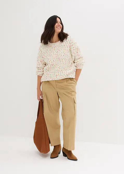 Maglione oversize in filato grosso, bonprix