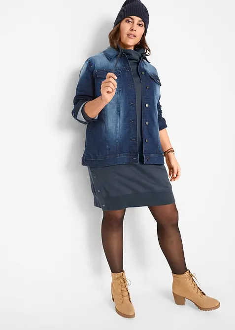 Abito in felpa di puro cotone, bonprix