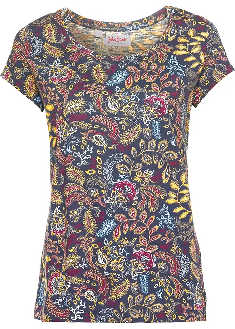 T-shirt in cotone fantasia, bonprix