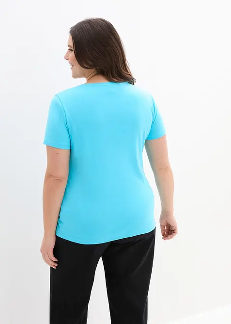 Maglia in cotone a maniche corte, bonprix