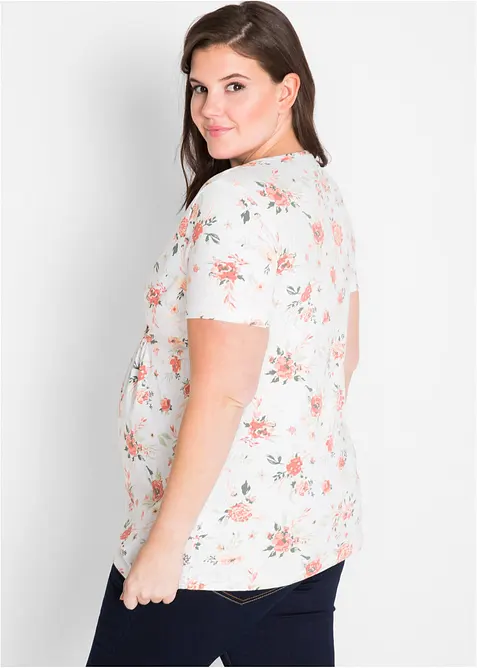 Maglia pr&eacute;maman / da allattamento 2 in 1 in cotone biologico, bonprix