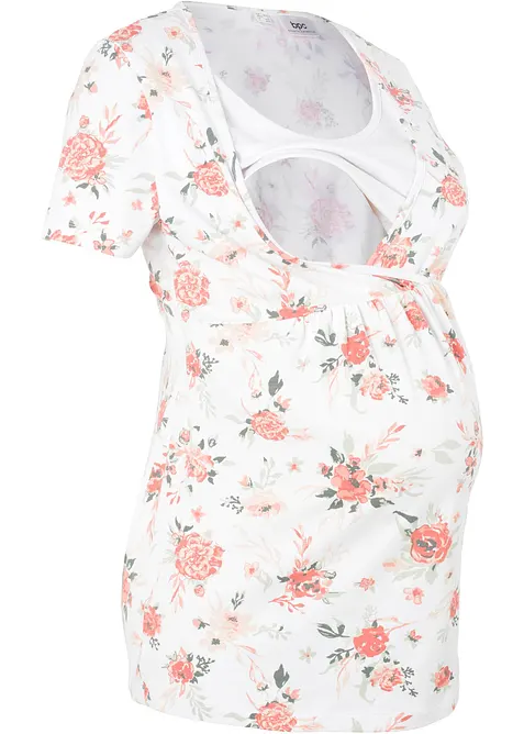 Maglia pr&eacute;maman / da allattamento 2 in 1 in cotone biologico, bonprix