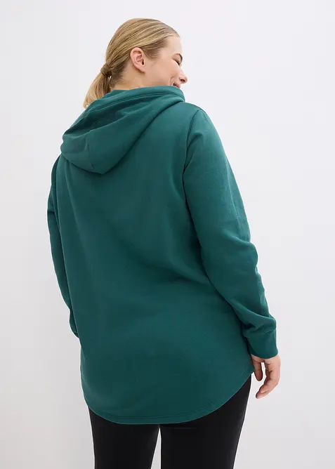 Tuta sportiva con felpa lunga e leggings (set 2 pezzi), bonprix