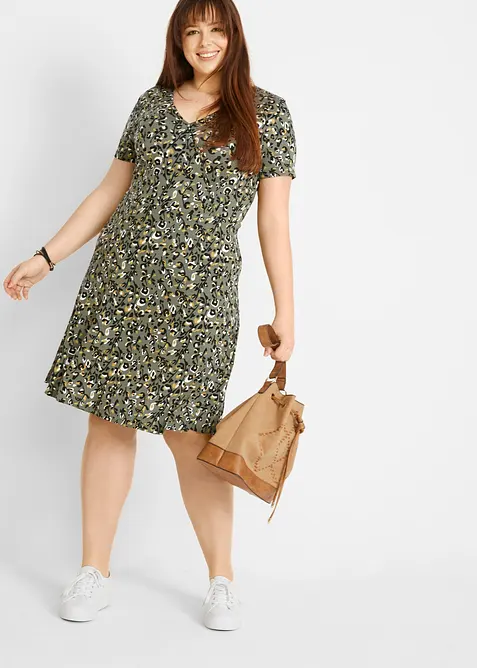 Abito in maglina di misto viscosa fluente, bonprix