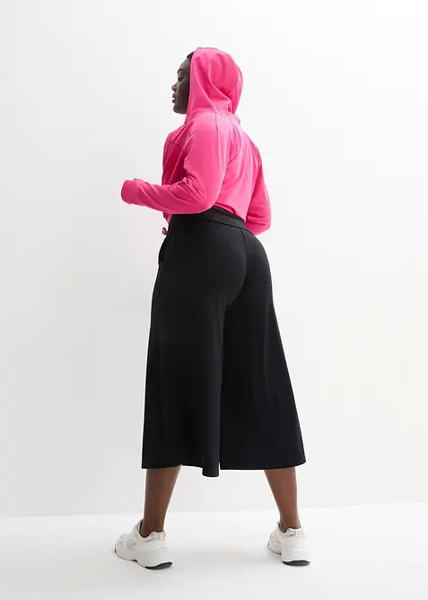 Pantaloni culotte loungewear con gambe larghe, bonprix