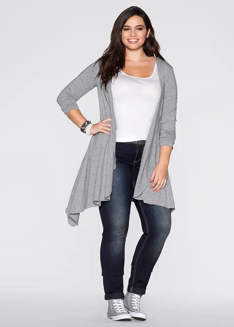 Cardigan in misto viscosa morbido, bonprix