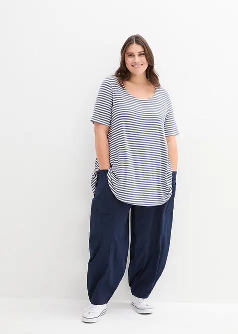 Maglia lunga in misto viscosa, bonprix