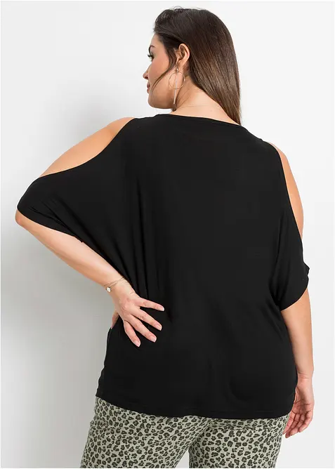 Maglia con cut-out in viscosa, bonprix