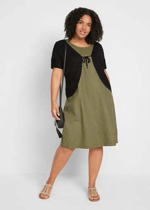 Bolero corto effetto uncinetto, bonprix