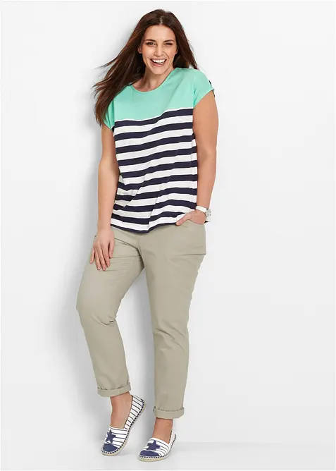 T-shirt in filato fiammato, bonprix