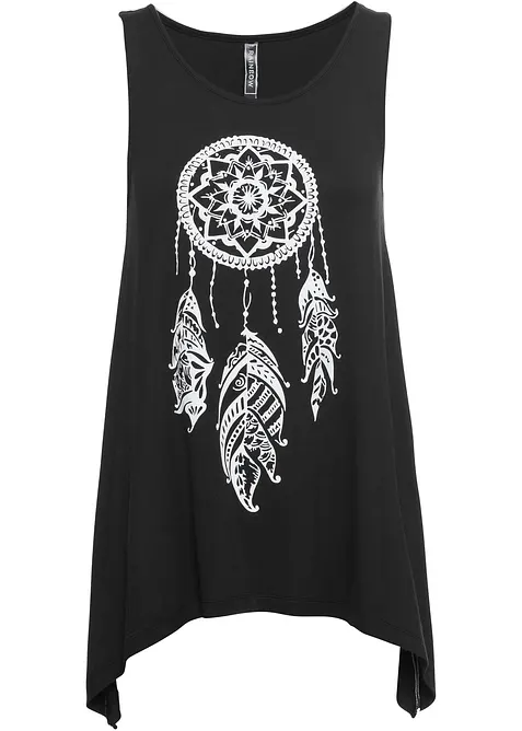 Top lungo in morbida viscosa, bonprix