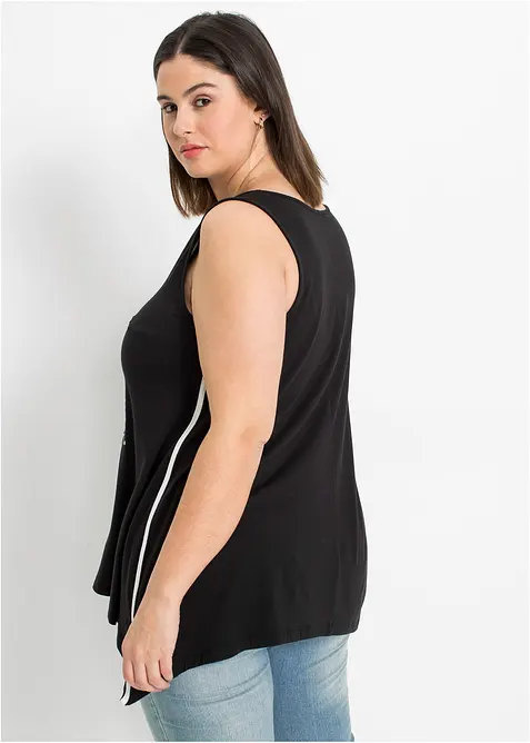 Top lungo in morbida viscosa, bonprix