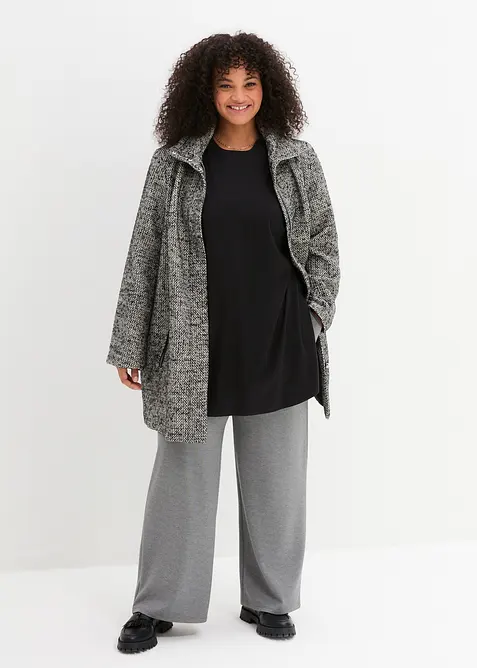Maglia lunga oversize in puro cotone biologico, bonprix