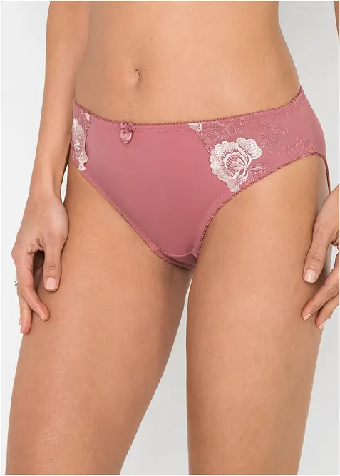 Slip con ricami (pacco da 2), bonprix