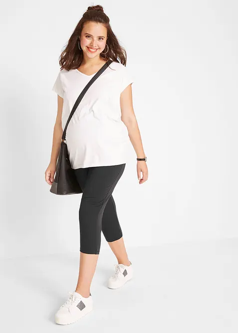 Leggings capri pr&eacute;maman (pacco da 2), bonprix