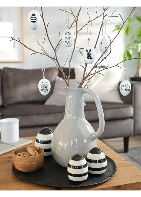 Soprammobile uova di Pasqua (set 3 pezzi), bonprix