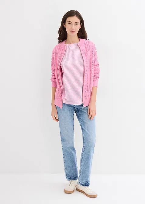 Maglia a maniche lunghe in puro cotone, bonprix