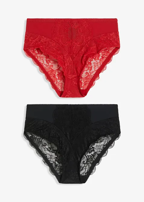 Slip alto (pacco da 2), bonprix