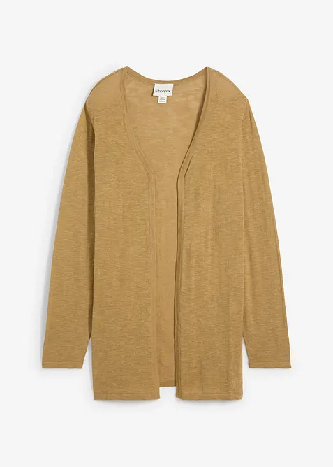 Cardigan in puro cotone fiammato leggero, bonprix