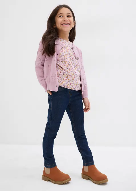 Jeggings mid waist con comodo elastico in vita, bonprix